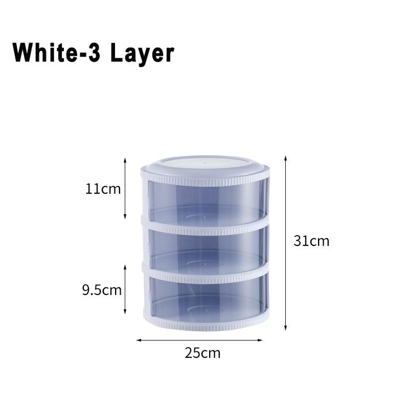 

Multi-layer Food Cover 3/4/5 Layer Dustproof Dish Cover Food Storage Container Kitchen Dining Table Leftovers Winter Storage Box