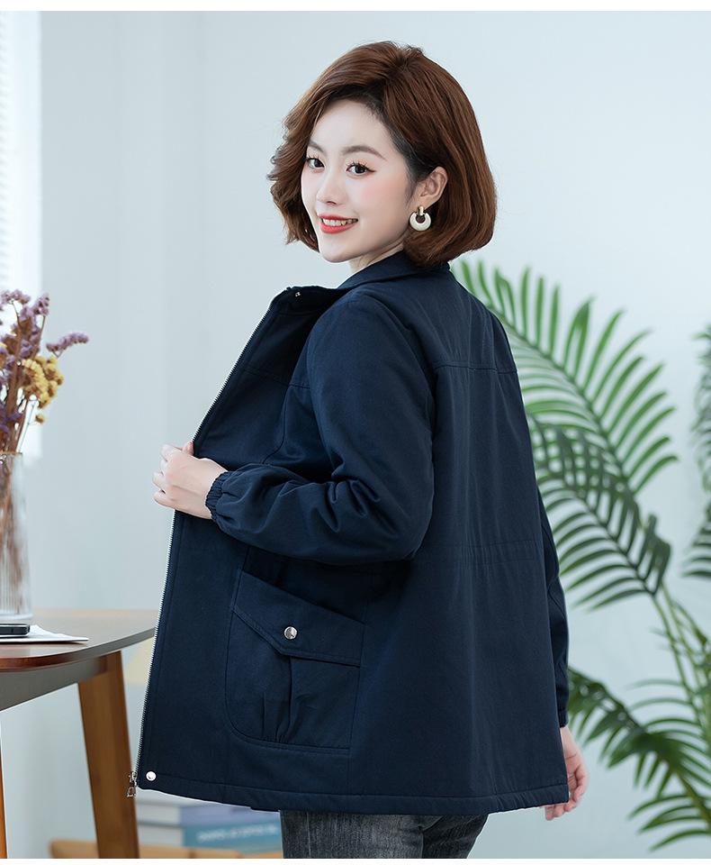 Women's Short Fashion Hooded Coat - 2025 Autumn/Winter, Plus Size, Loose Casual Thickened Jacket