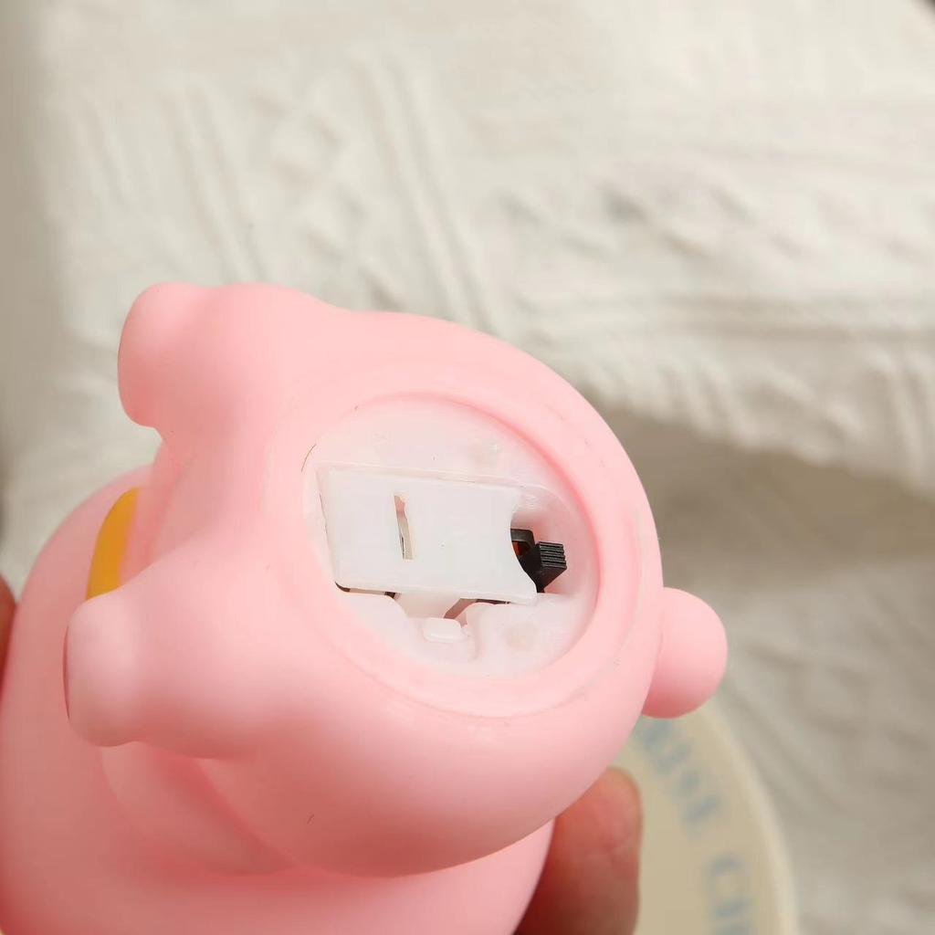 LED Night Light Silicone Rabbit Lamp Gift for Kid Baby Table Animal Lights Home Decor