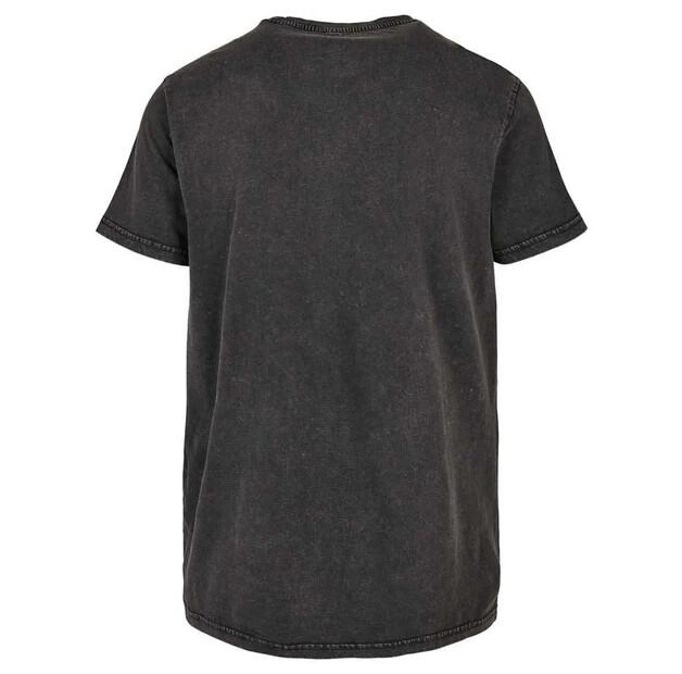 Build Your Brand Kurzarm-T-Shirt Acid Washed