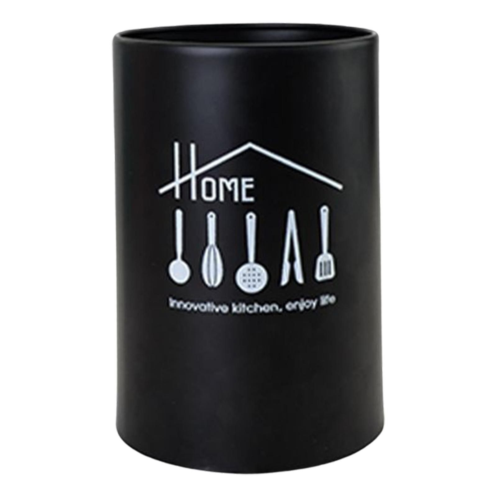 

Stainless Steel Chopsticks Holder Drying Rack Silverware Organizer Tableware Stand Kitchen Countertop Decor for Fork Chopsticks чёрный