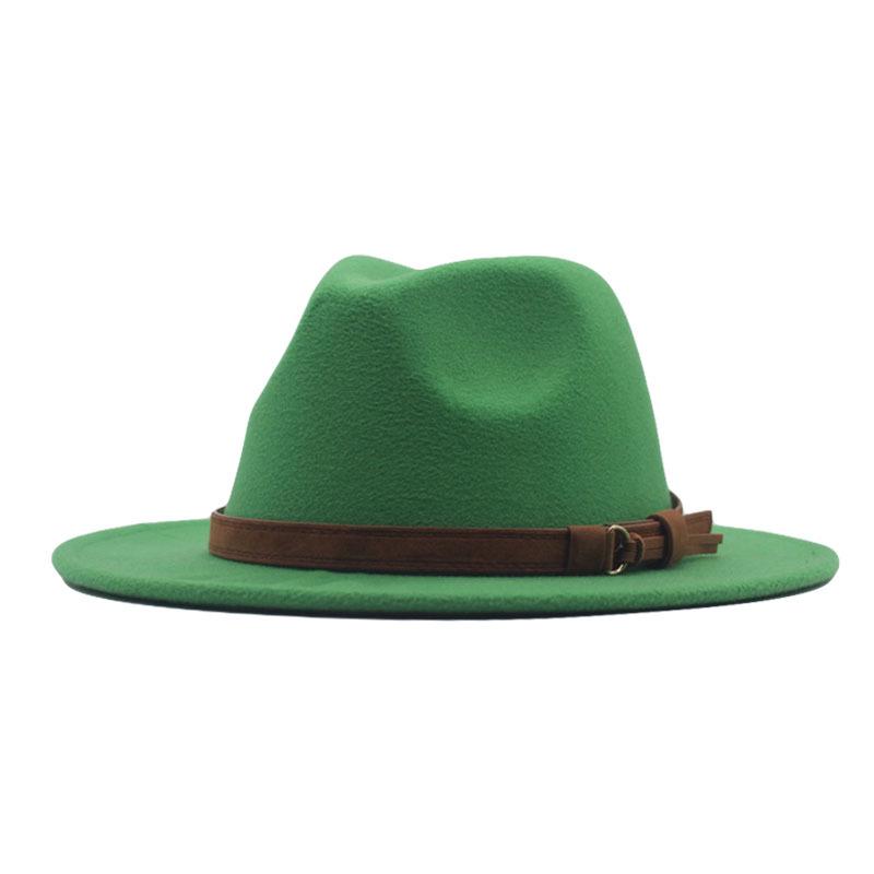 Women's Retro Wool Fedora Hat - Autumn/Winter British Style Bowler with Trendy Design