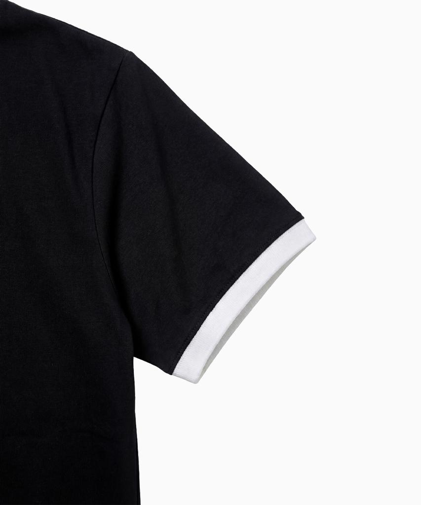 Peulonteuakaibeulaeb Arch Heavyweight Ringer Short Sleeve T-Shirt [Black]