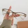 Anti Blue Light Eyewear New Cat Eye Glasses Women Brand Designer Vintage Clear Eyeglasses Optical Frame  Lunette Homme