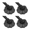 4 Piezas Cubre Patas de Silla Protector de Suelo Muebles Patas para Mesa Silla de Camping Protector de Suelo Cubre Patas de Silla de Camping