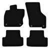 BASIC Black Velour Floor Mats For: Volkswagen Golf VIII eTSI Alltrack, Hatchback, Station Wagon, Variant (2020-)