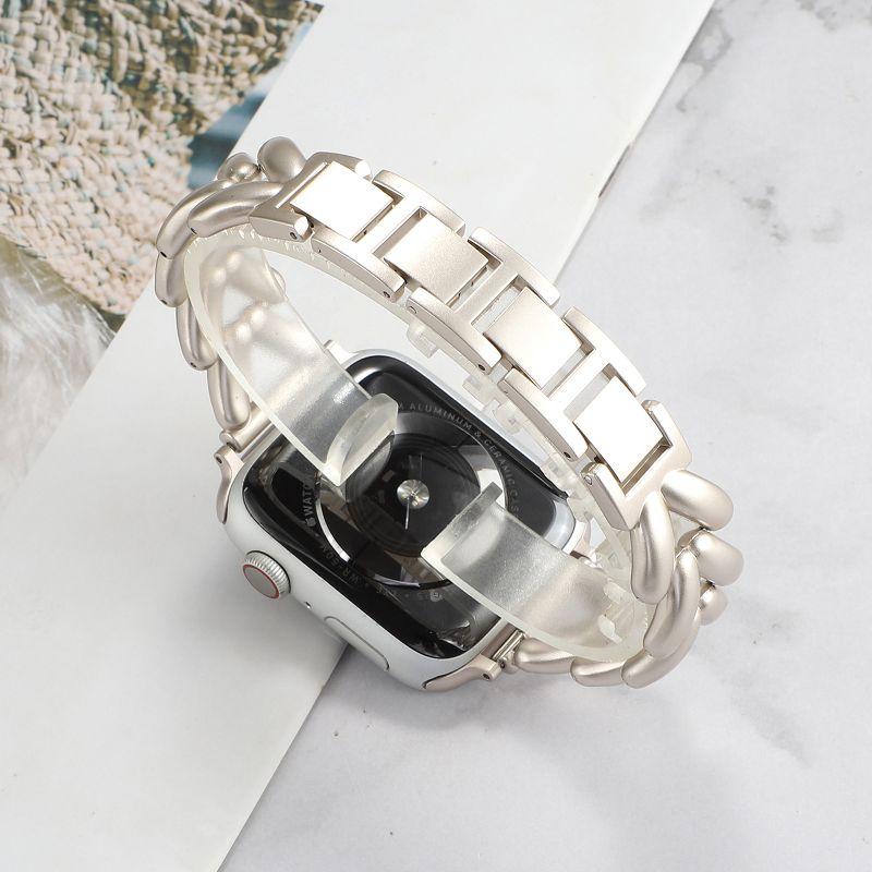 Love Heart Watch Straps for iWatch S11 Ultra 10 9 8 7 6 5 4 SE Band Slim Women Bracelet for iWatch 38 40 41 42 44 45 46 49mm