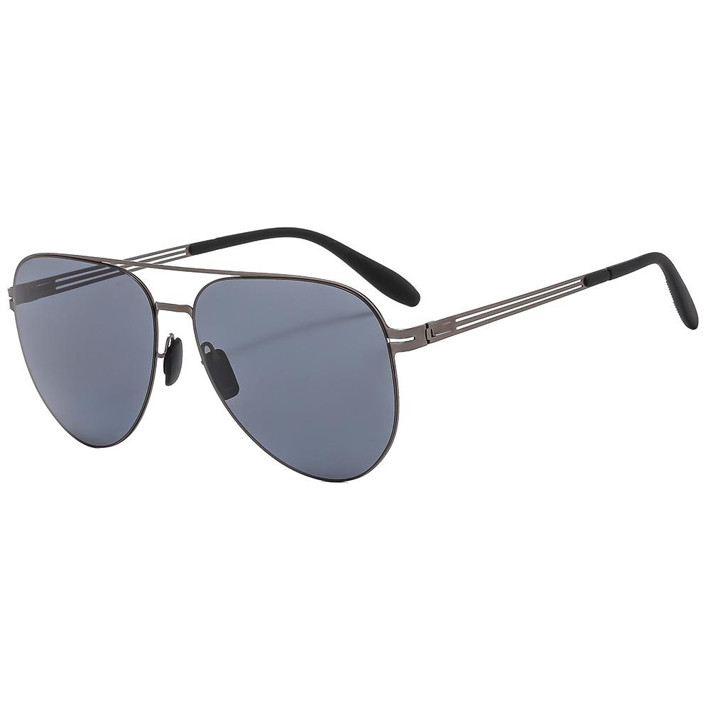 2024 Matte Nylon Polarized Screwless Aviator 3D Sunglasses