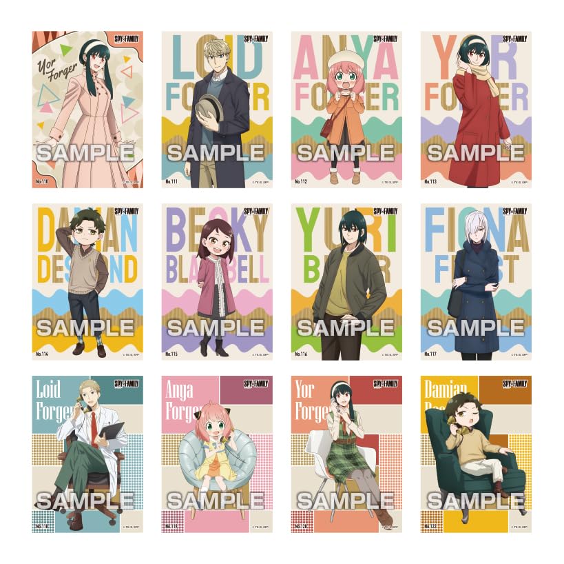 TV Anime Clear Card Collection Gum 4 First Press Limited Edition Box "SPY×FAMILY" 16-Pack (Candy Toy)