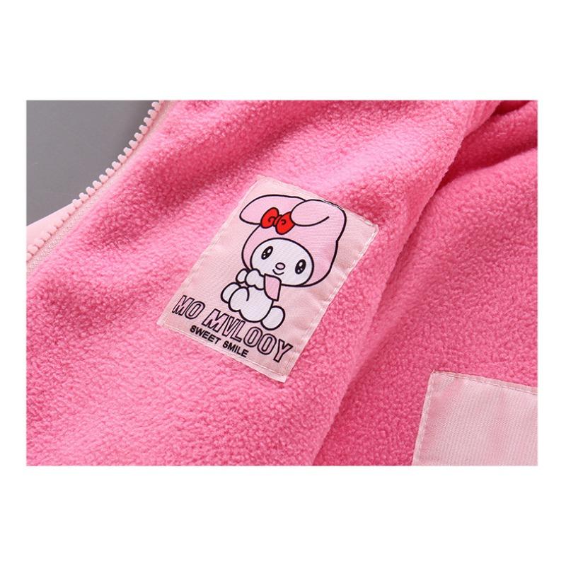 Girl S Big Kids Two Sided Fleece Lined Thick Fashion Jacket