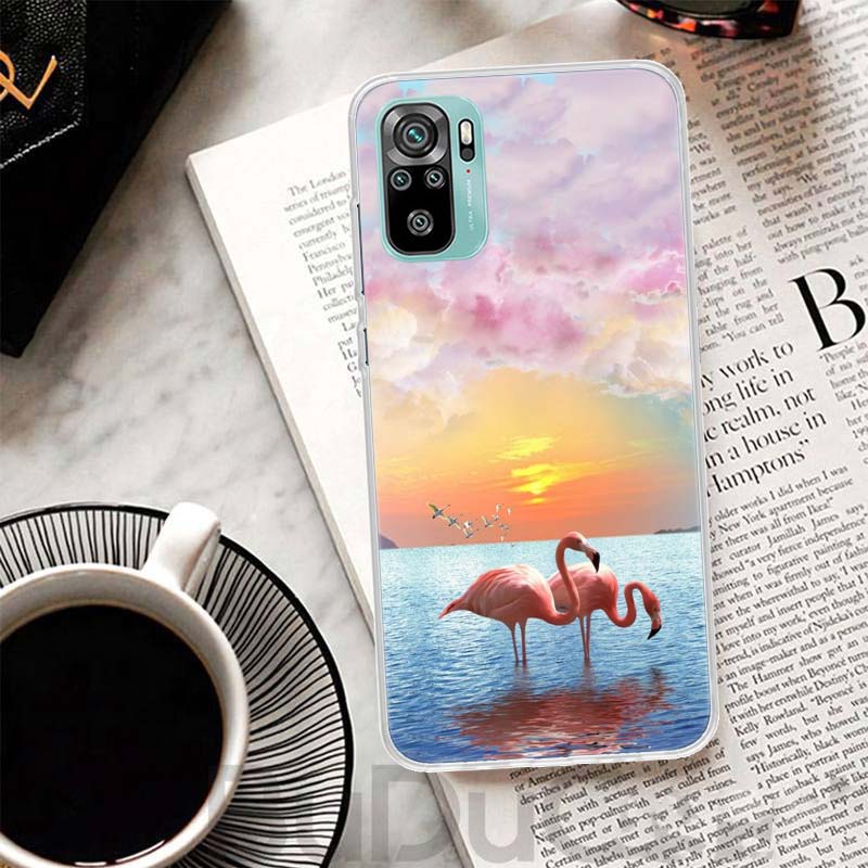 Pink Red Flamingo Cover For Xiaomi Redmi Note 13 12S 12 11 11S 10S 10 Pro Plus Phone Case 11E 11T 9 9S 8T 8 + Print Coque Redmi