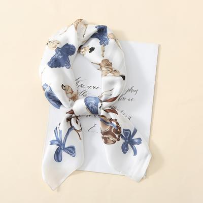 2024 New 70 CM Silk Shirt Decoration Small Square Scarf Fashionable And Versatile Commuting Scarf Neck Protection Scarf