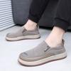 Shoes Men's Comfortable Lazy Soft Sole One-pedal Shoes Casual Breathable Non-slip Single Shoes Round Head Dad Shoes