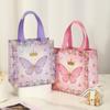 4pcs Butterfly Gifts Packaging Bag Butterfly Theme Kids Birthday Party Decoration Baby Shower Nonwoven Fabric Favors Candy Bags