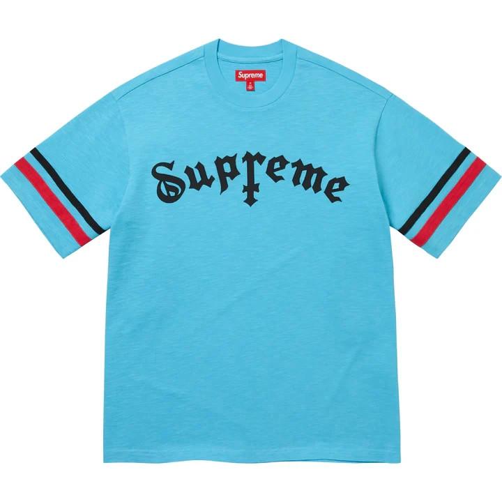 Supreme Cross S/S Top Cyan L