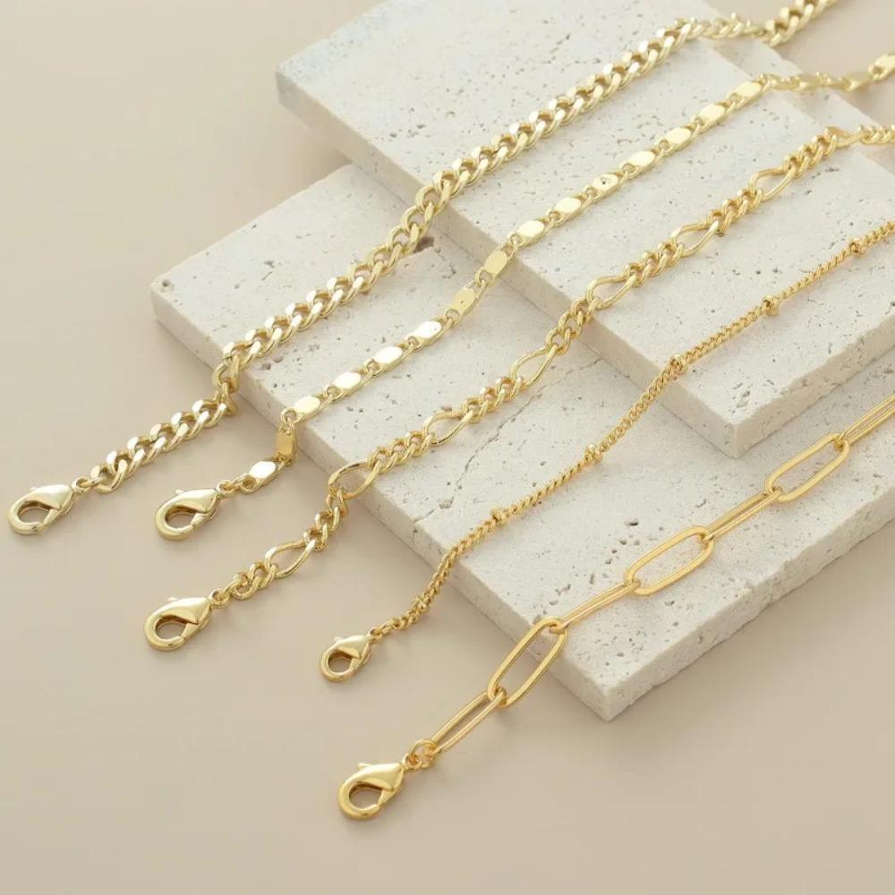 5pcs/Set Fashionable Multi-layer Chain Bracelets for Women Chain Bracelet Jewelry Set