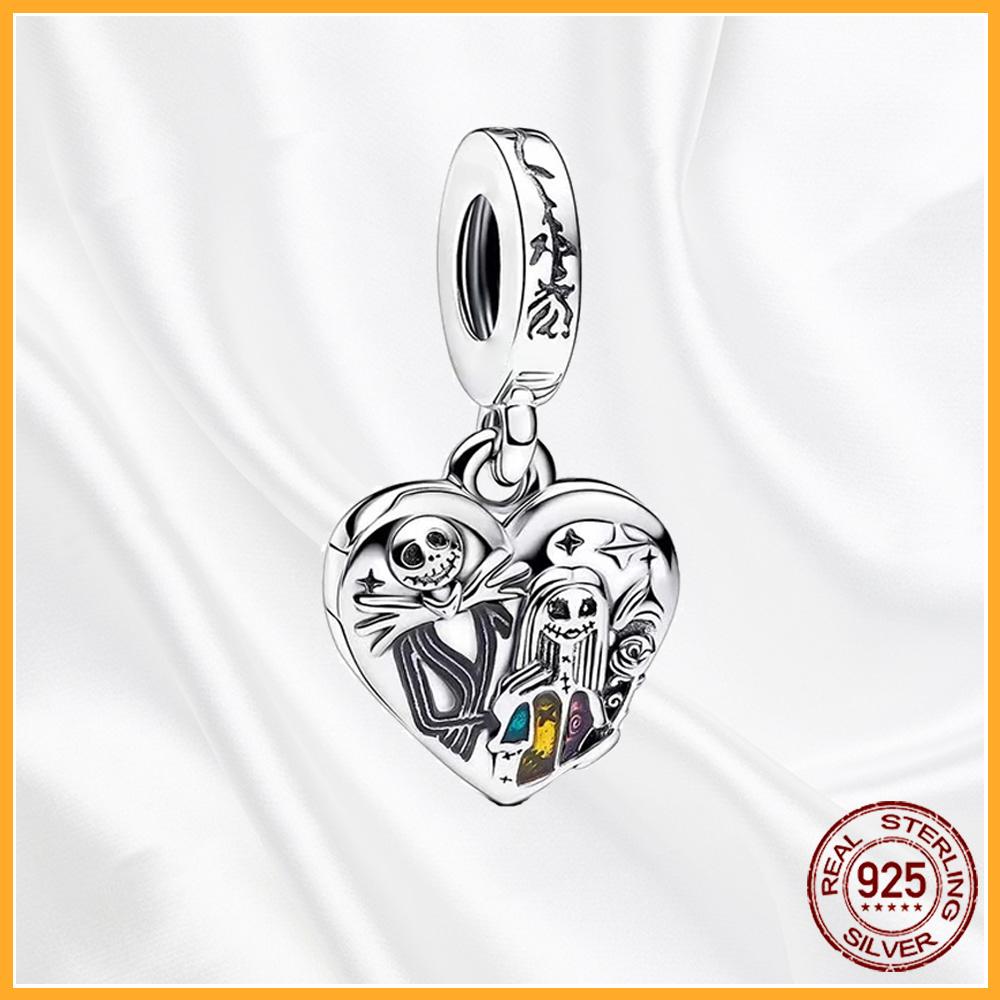 Authentic Copper Metal Heart Tree Sparkling Dangle Charm Bead Components Designed For Authentic Original Bracelet High Quality Fine Jewelry Bead