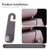 AAMA1 Hidden Car Back Seat Hook Headrest Suede Soft Hanging Hook For Citroen Jumper Celysee Cactus Picasso Aircross Saxo Grand