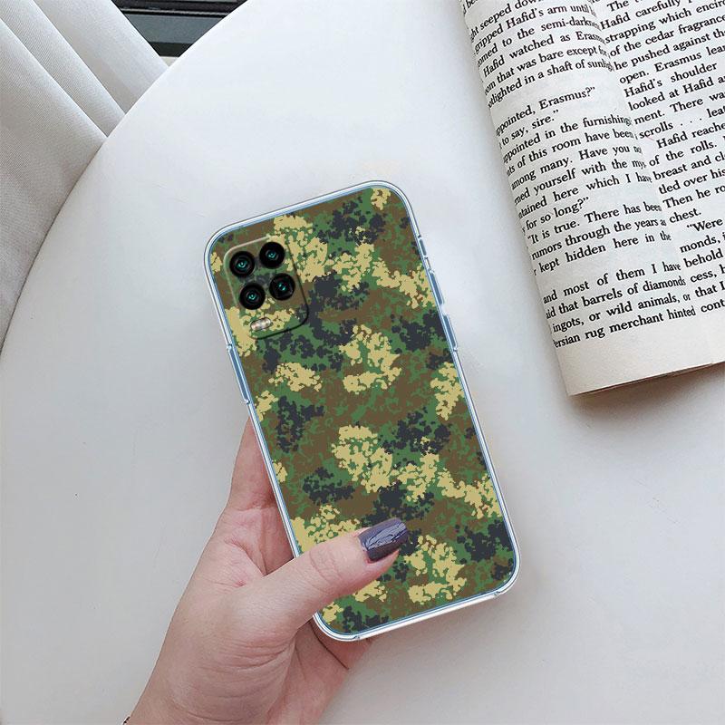 

Camouflage Art Transparent Phone Case for Motorola Moto Edge 20 30 40 50 S30 Fusion Ultra Pro Neo Lite Motorola Edge 50 Neo