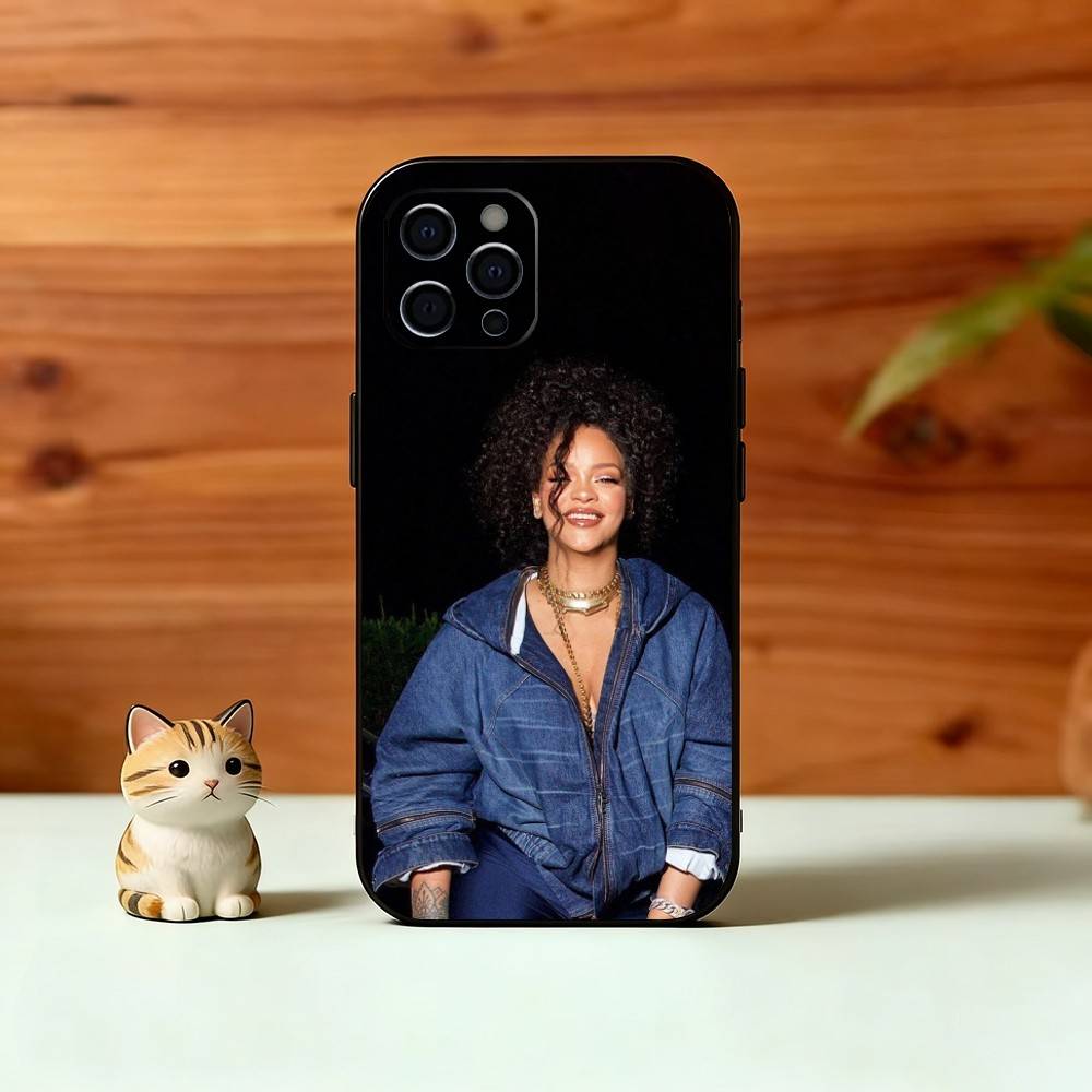 R-Ri L-Loud Phone Case For iPhone 17, 16,15,14,13,12,11 Plus,Pro Max, Others Soft Black Cover
