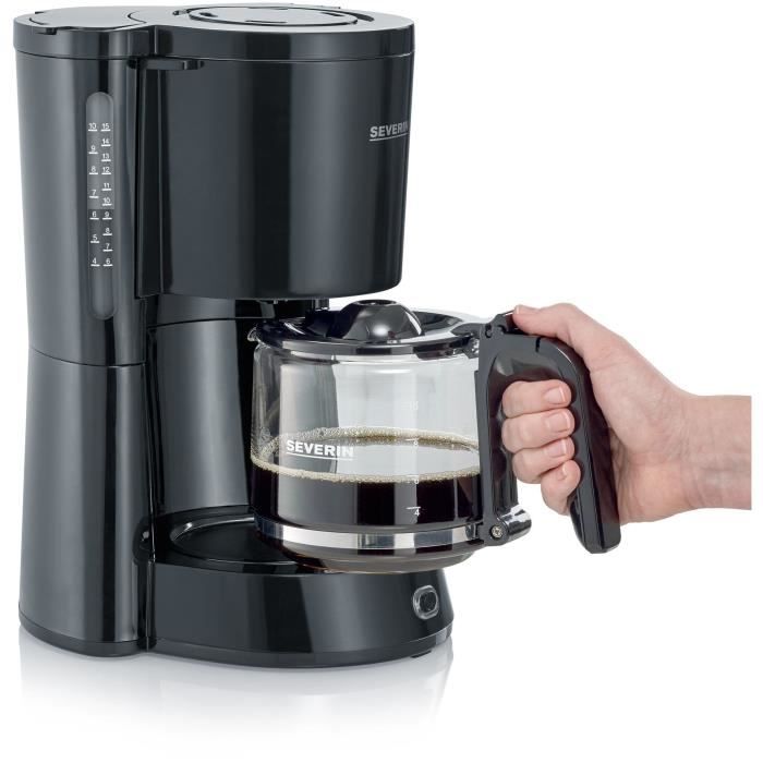 SEVERIN KA4815 Filter Coffee Maker - Black - 1000 W - 1.4 L - Up To 10 Cups
