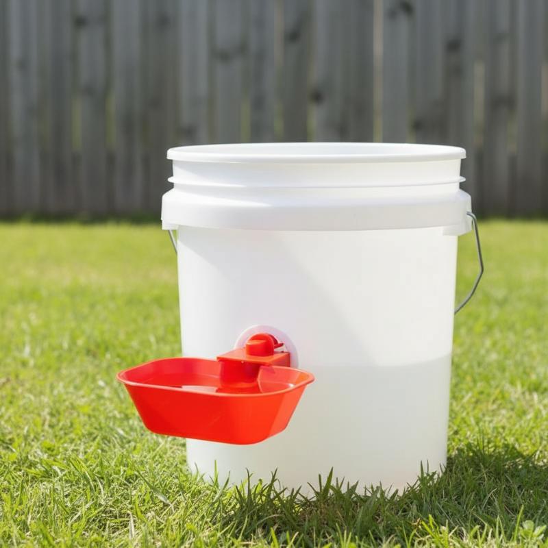 Automatic Poultry Drinking Bowls Square Enlarged Thicken Drinking Bowl for Cat Dog Chicken Duck Thread chicken feeder