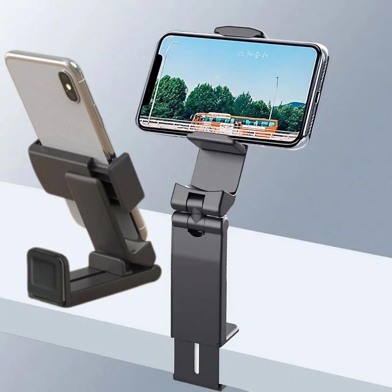 Train Seat Smartphone Stand,  Adjustable Rotatable Selfie Holding Airplane Phone Holder Portable Travel Desk Flight Support
