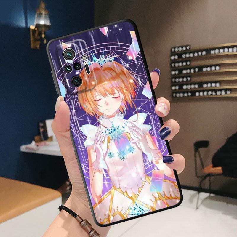 Etui na telefon TPU Soft Shockproof do Redmi 9A 9C 10C 9T 10A K40 Pro 6 7 8 8A 7A K50 9 10 6 Pro Cover Cute Anime Sailors M-Moons