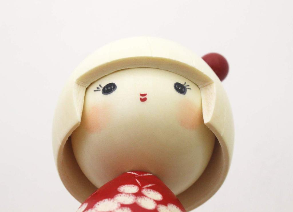 Creative Kokeshi Doll Award Made by Masae Made In Japan "Osanpo" (Prime Minister's Winner, Fujikawa)