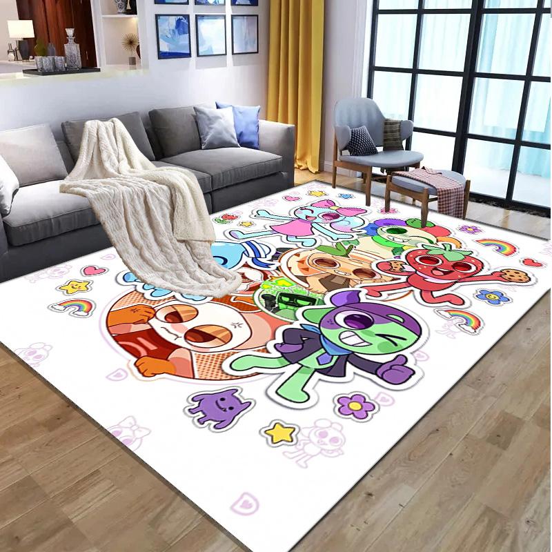 Dandy's World Pattern Rug, Indoor/Outdoor Mat, for Picnic, Gameroom, Bedroom, Office, Living Room, Home Decor Carpet, Birthday Gift