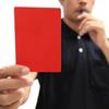 Yellow Card Football Referee Cards PVC Soccer Referee Red Yellow Card  Training