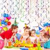 6 BUC/spirală Decorațiune Suspendată Decorațiune Suspendată Creativă Decorațiune Suspendată în Tavan Paiete DIY Recuzită Nuntă Petrecere de Ziua de Naștere