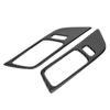 Carbon   Door Handle Bowl Cover Trim High Quality Scratch Resistant Car Interior Accessories for 2015 2017 Black 2pcs