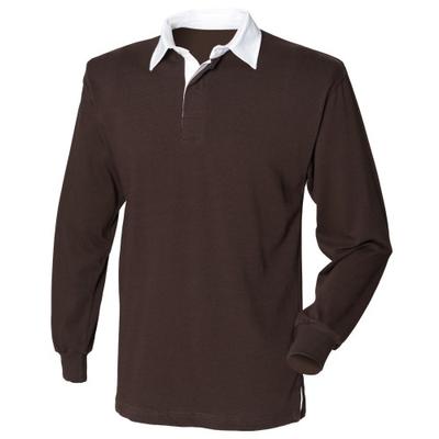 Mens Long Sleeve Sports Rugby Shirt