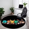 1pc Pokémon Friends Office Round Area Rug, Under Office Chairs Bedroom Living Room Home Decor  A1022239