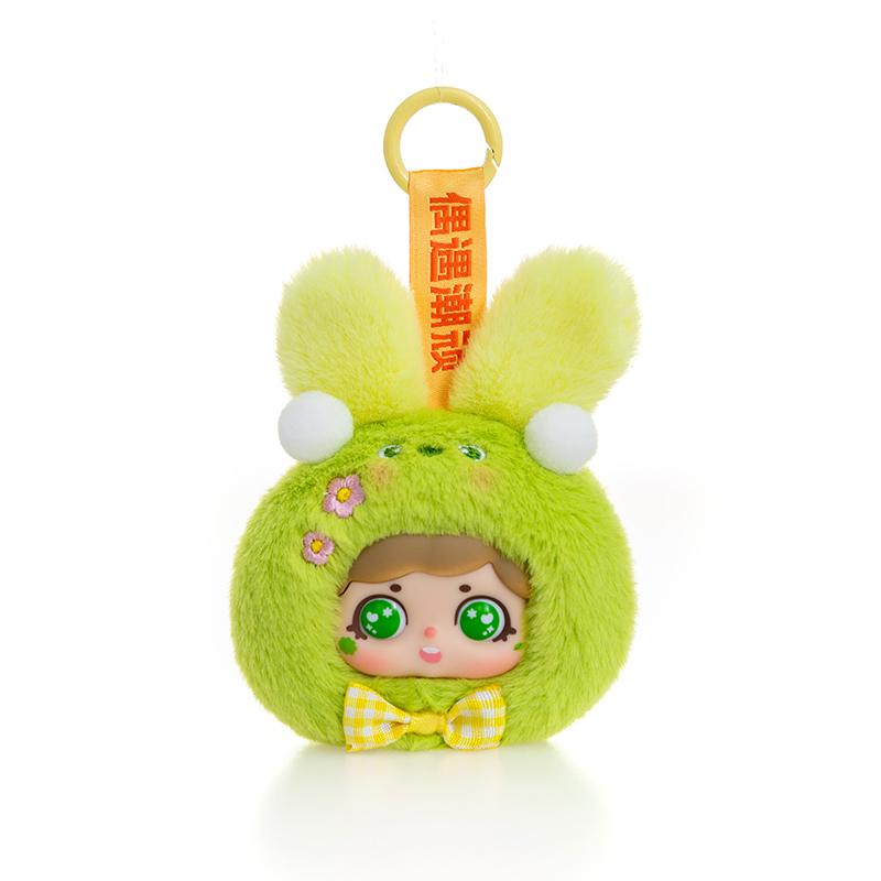 

7cm Mini Toys Exquisite Lovely Doll Vinyl Face Plush Toys Curly Haired doll Wearing Clothes Birthday Christmas Gift for Kids 8cm светло-зеленый