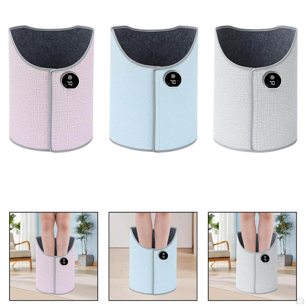 Schreibtisch-Beinwärmer Premium Faltbar Leise Heizung für Studio Zuhause Wohnheim Rosa