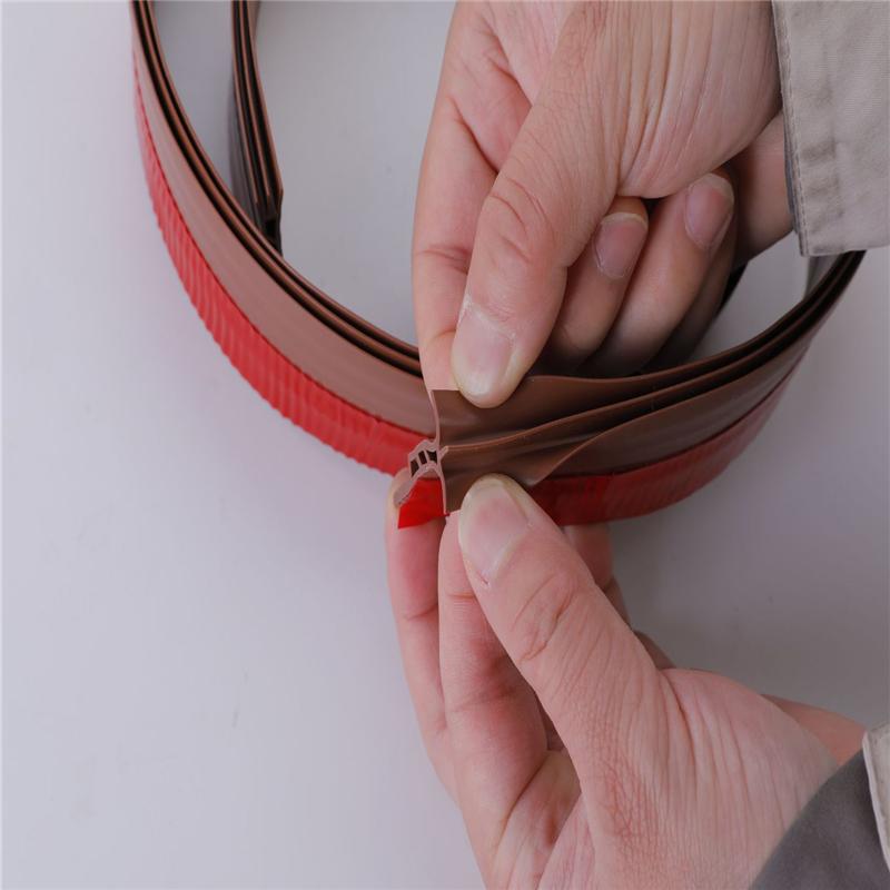 100*4.5cm Door Bottom Seal Strip Under Door Weatherstrip Sealing Strips Draft Stopper Door Seal Anti-Cold Gap Blocker Windproof
