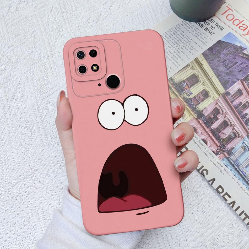 Case For Xiaomi Redmi 10C 10X 10A Sport Panda Camera Coverage Soft Liquid Silicone Cover For Redmi 10 C X A Sport Funda Bumper