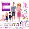 Fashion Doll Set Clothes Toy Accessories Pregnant Mother Set Family Doll