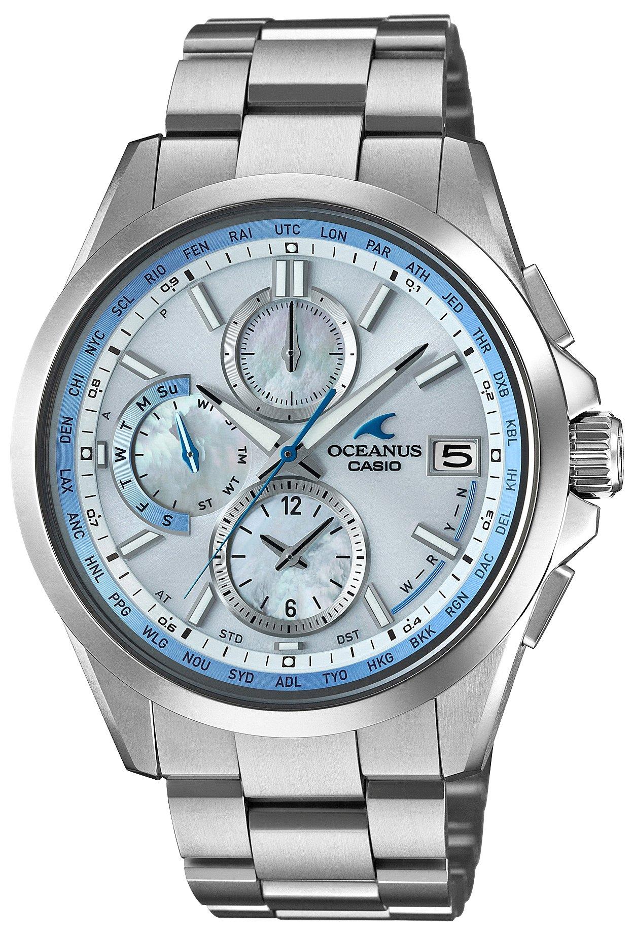 

Радіо Oceanus CLASSIC Solar Silver [Casio] OCW-T2610H-7AJF для чоловіків