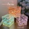 Tulip Night Light: Handmade 3D Magic Cube Atmosphere Lamp Gift