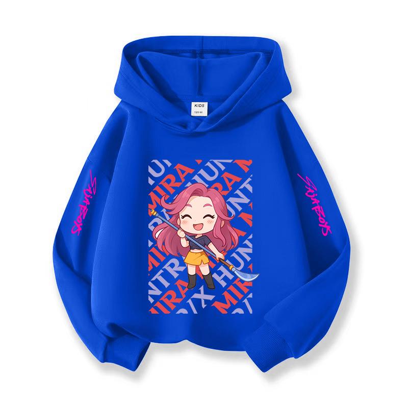 Kpop Halloween Kids Hooded Sweatshirt Christmas Casual Wear Korean Style Cozy Top For Children Girls Boys Holiday Gift