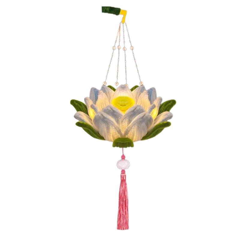 Handheld Lanterns for Traditional Chinese Celebration Waterproof Moon Festival Light with Soft Lighting Home Decoration