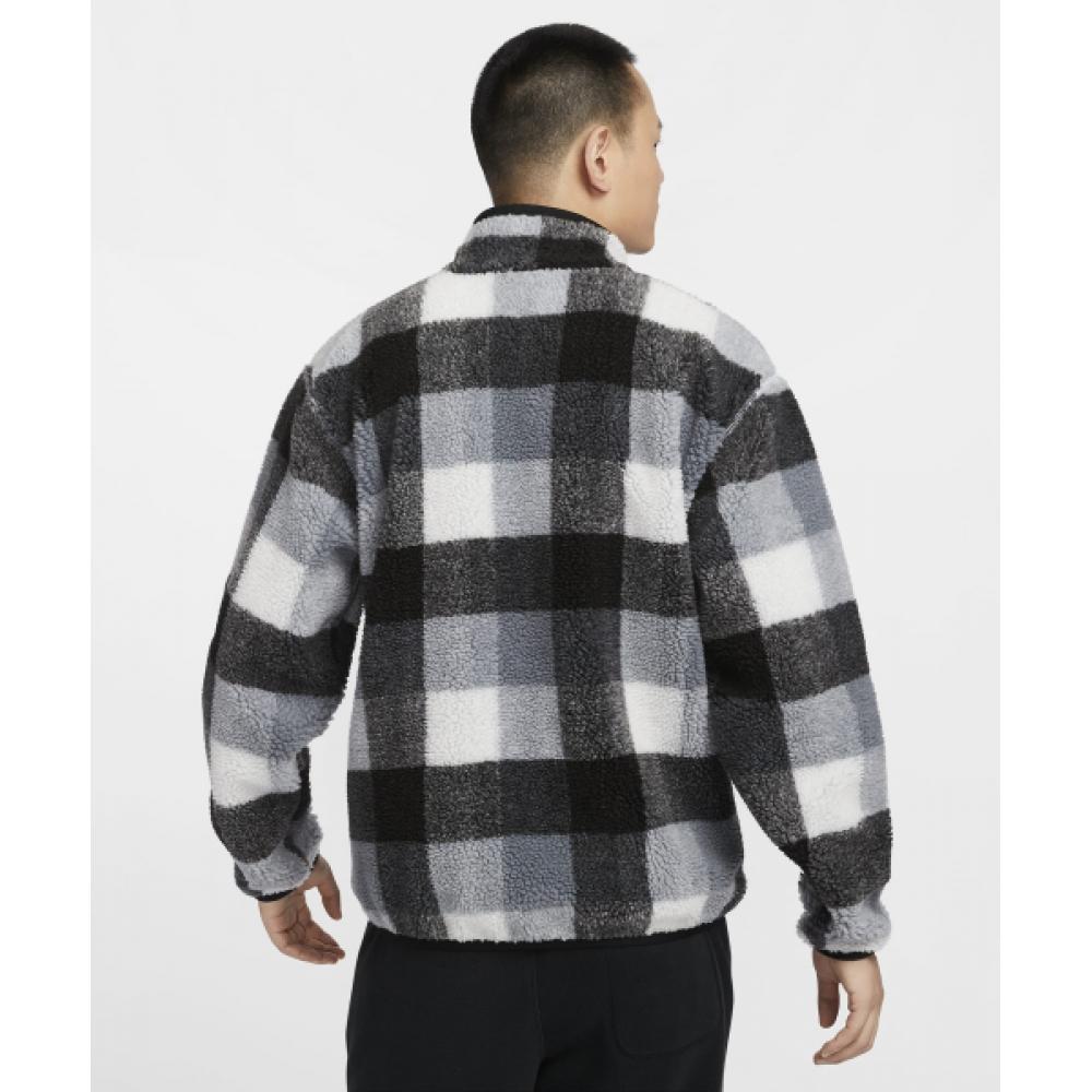 Nike Club Winterized Half Zip M   Schwarz  Weiß  Rauchgrau  Weiß Fz0898 010