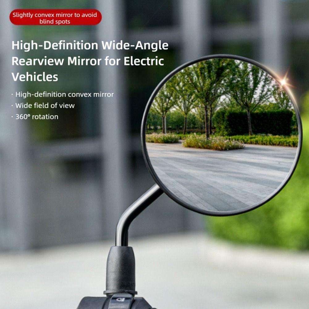 Multicolor E-bike Rearview Mirror 8MM Screw Thread Bike Modified Mirrors  Electric Bike Accessories