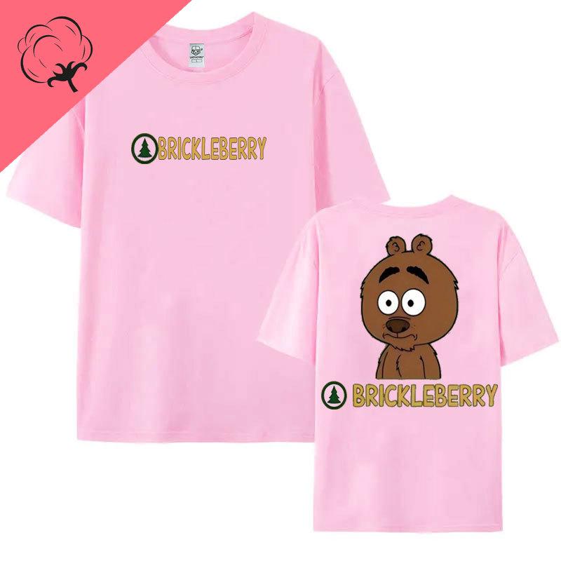 

MalloyBrickleberryArt Woody TShirt Classic Cartoon Comedy Funny Crewneck Cotton Graphic TShirts Cute Boy Tee Girl Top 3XL