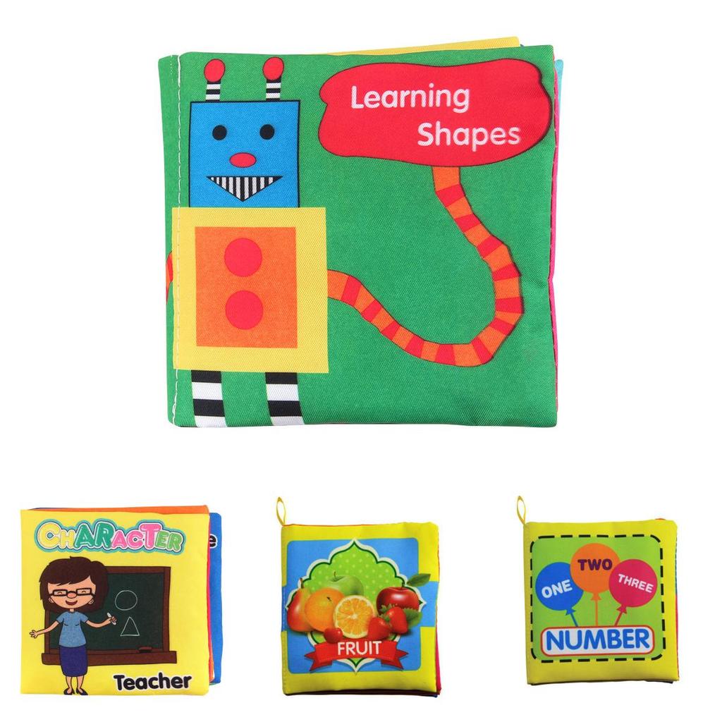 Vibrant Intelligence Development Cloth Bed Cognize Book Educational Toy For Babies
