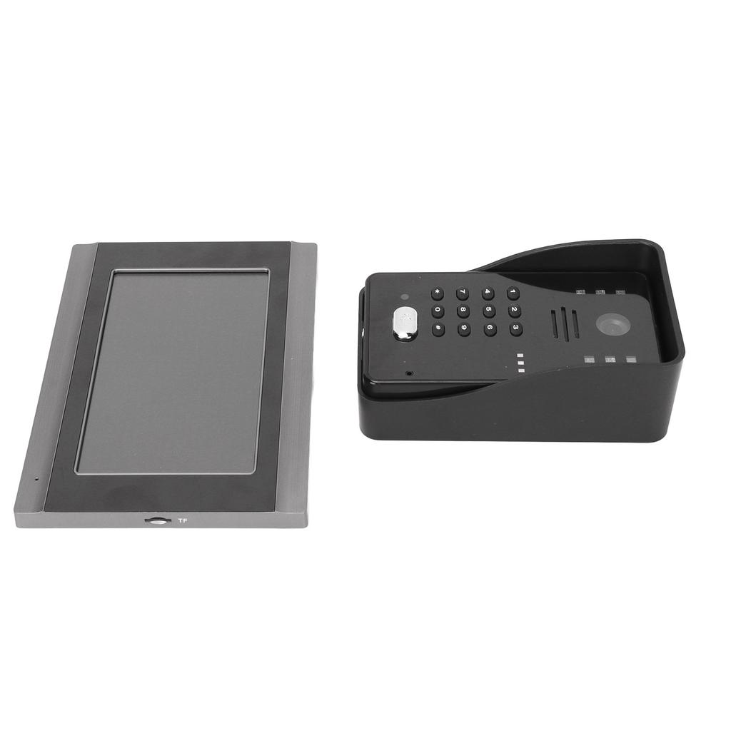 Wired Video Intercom System 7 Inch WiFi 1080P Wired Video Doorbell with IC Access Control Function