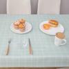 PEVA Plaid Waterproof & Oil-Proof Non-Slip Tablecloth for Dining/Coffee Table